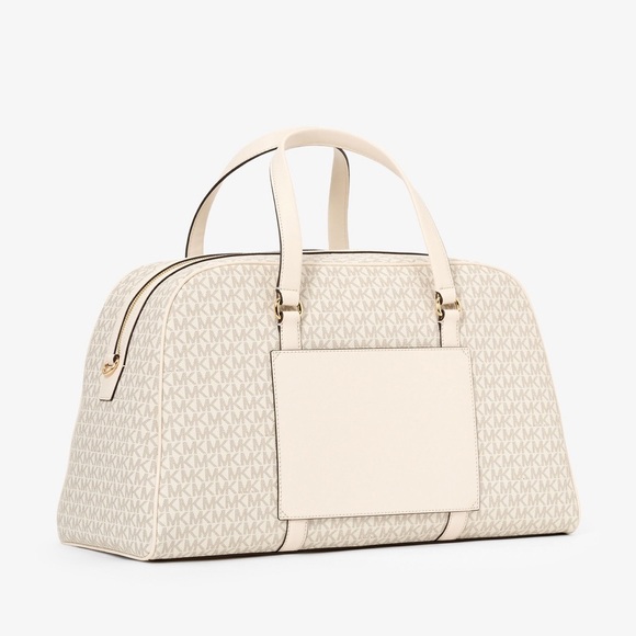 Michael Kors Heritage Extra-Large Logo Weekender Bag NEW - Picture 3 of 4